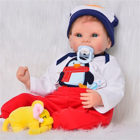 Lifelike Reborn Babies Doll Toys 22 Inch Silicone Vinyl Realistic