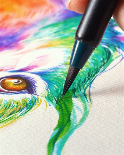 ⚡get Inspired By Amazing 📌watercolour Real Brush Pens📌⚡ Video Line