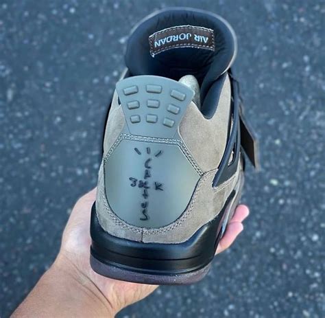 Travis Scott X Air Jordan 4 Olive Sample Nice Kicks