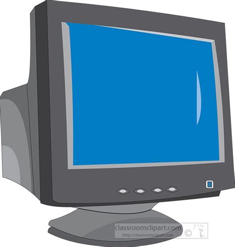 Technology Clipart Old Style Computer Monitor Clipart Classroom Clipart