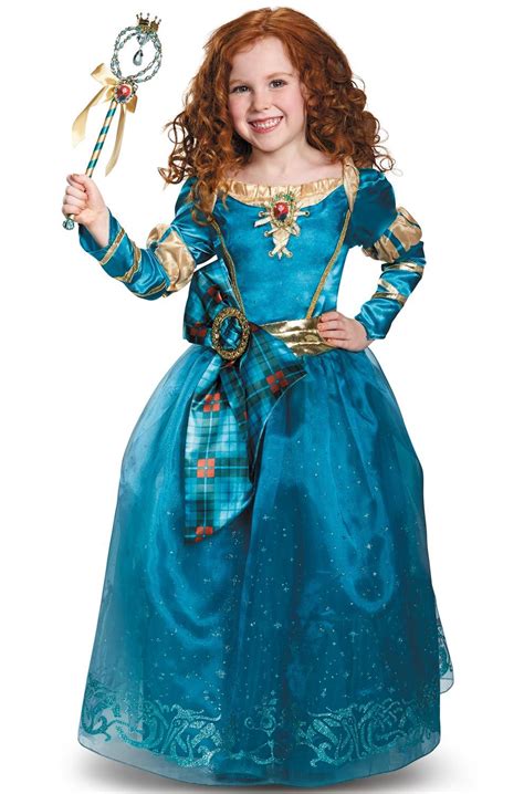 Merida Prestige Child Costume Brave Disney Pixar Princess