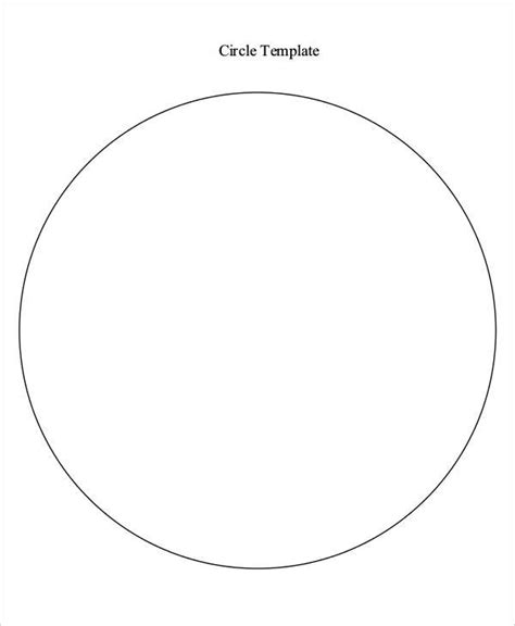 Free Printable Circle Template Farrah Printable