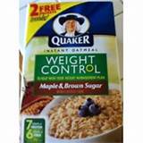 Weight Control Maple And Brown Sugar Oatmeal Pictures