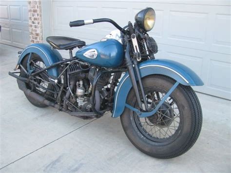 1946 Wl Harley Davidson Flathead 45 Original Unrestored Harley Davidson