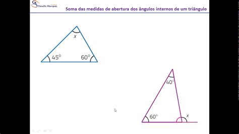 Atividades Sobre Soma Dos ângulos Internos De Um Triângulo Educa