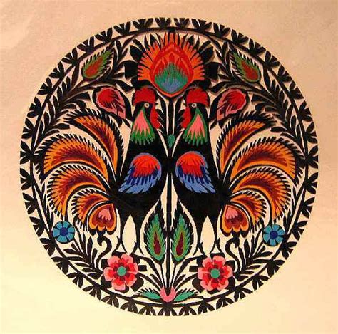 Wycinanki Polish Folk Art Art Quilts Folk Art