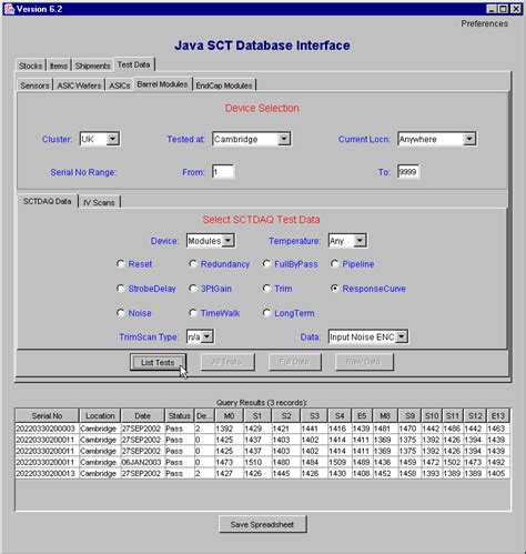 It allows users to manipulate elements on the screen using a mouse, a stylus or even a finger. Java Graphical User Interface to the SCT Database