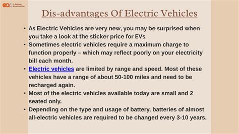 Ppt Advantage And Disadvantage Of Electric Vehicles Powerpoint