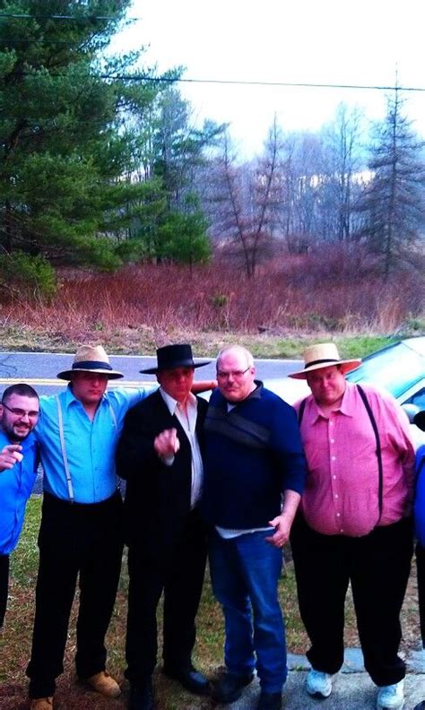 Jeff With Amish Mafia Cast Mafia Panama Hat Cowboy Hats