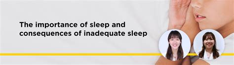 The Importance Of Sleep And Consequences Of Inadequate Sleep Pulse Tcm