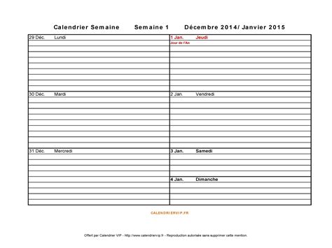 Calendrier Journalier 2016 Excel Young Planneur