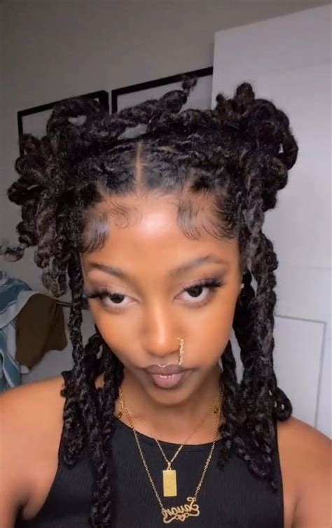 Pin By Abena On Natural Hair Care ‍‍‍ Dreadlock Hairstyles Black