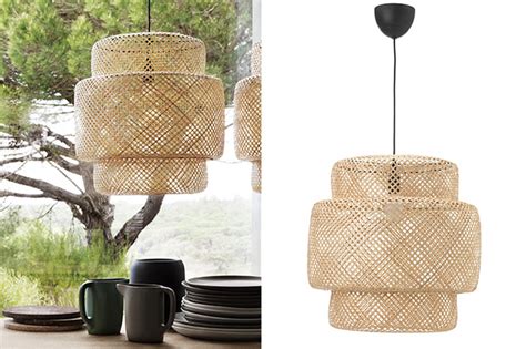 3 Ikea Sinnerlig Bamboo Pendant Lamp Shade Ilse Crawford