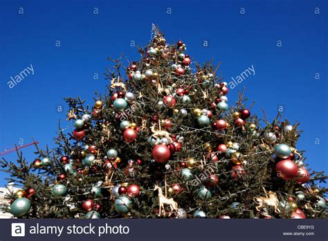 Large Outdoor Christmas Tree Hi Res Stock Photography And Images Alamy