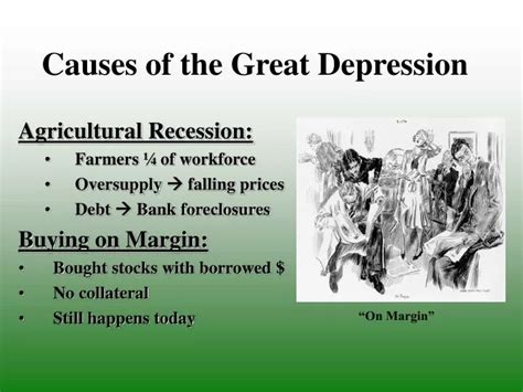 Ppt Causes Of The Great Depression Powerpoint Presentation Free
