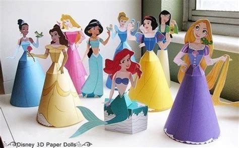 Free Printable Disney Princesses 3d Paper Dolls Get What You Need For