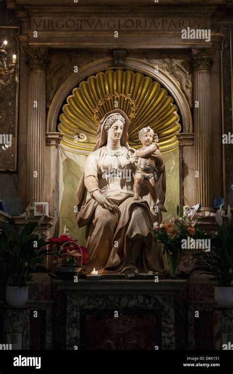 La Statua Della Madonna Del Parto Di Jacopo Sansovino Chiesa Di Sant