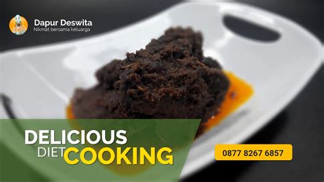 Resep rendang hitam bukittinggi : 0877 8267 6857 Rendang Padang Kering Hitam, Rendang Kering ...