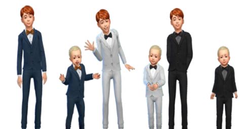 Sims 4 Boy Suits