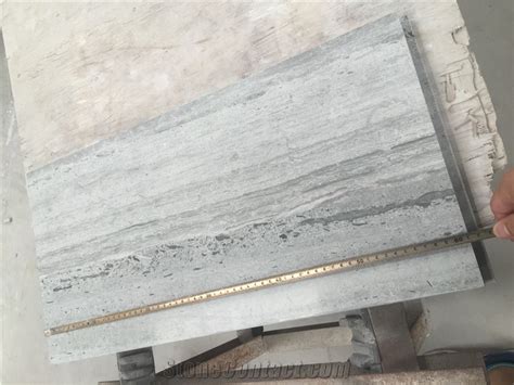 Danube Gery Marble Blue Wood Marble Vein Cut From China
