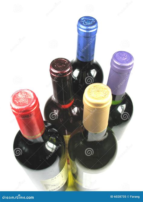 Bottles Of Wine Stock Image Image Of Collecting Drinking 6028735
