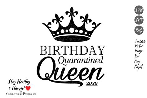 The Birthday Queen Svg