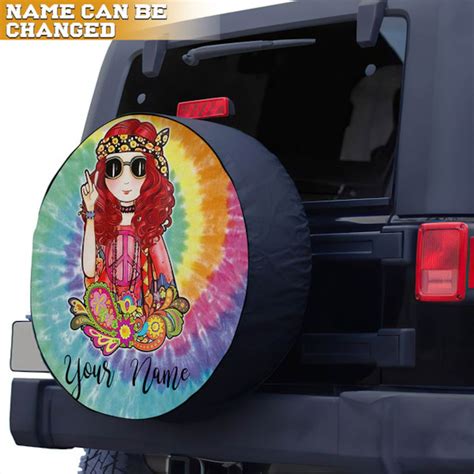 Hippie Spare Tire Cover Custom Spare Tire Cover For Jeep Etsy