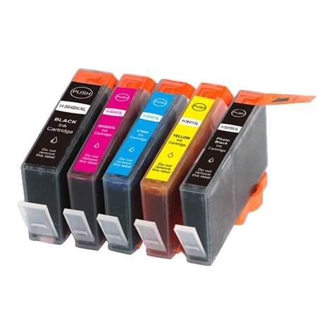 5 Ink Cartridge Compatible HP 564XL (CMYBKPBK