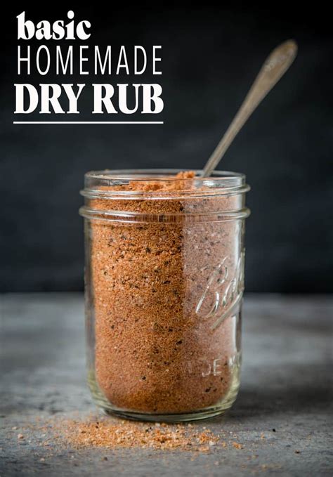 How To Make A Basic Homemade Dry Rub Recipe And Video