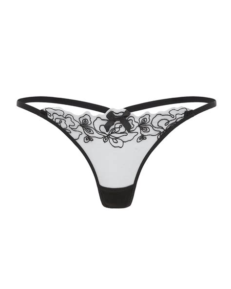 Juni Thong In Blackblack By Agent Provocateur