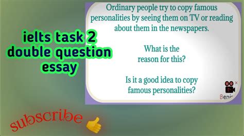Ielts Double Question Essay Type Ielts Writing Task2 Youtube
