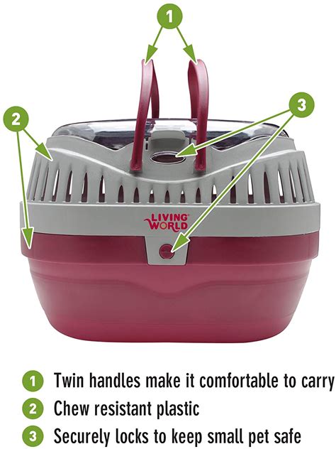 Living World Pet Carrier Large 118in X 9in X 83in