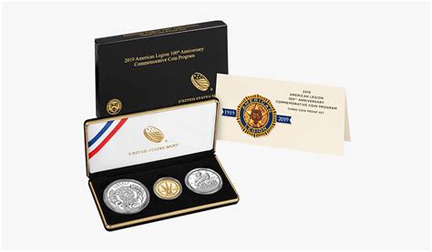 American Legion 100th Anniversary 2019 Three Coin Proof Hd Png