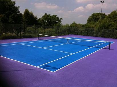 Tennis Court Courts Painting Sports Surface Background