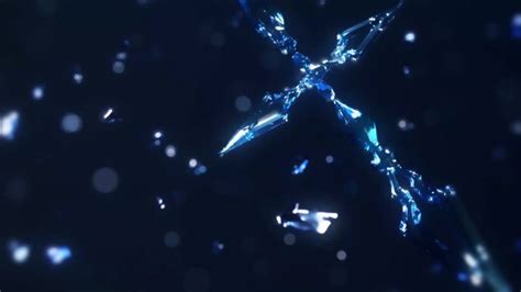 Blue Abstract Crystal Live Wallpaper Wallpaperwaifu