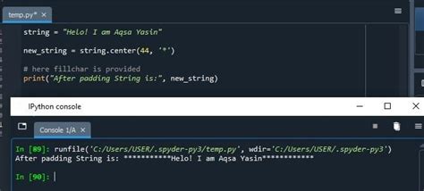 Python String Center Method Linux Consultant