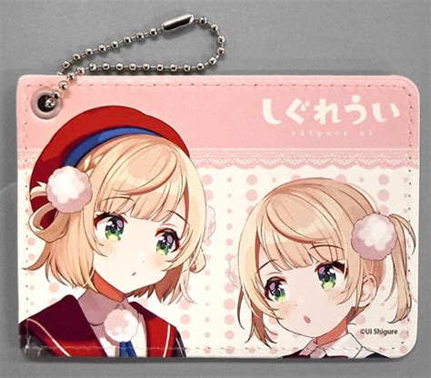 Shigure Ui 2 Persons Synthetic Leather Pass Case 「 Virtual Youtuber