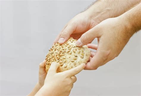 Sharing Bread Stock Image Image Of Generous Feeding 21107375