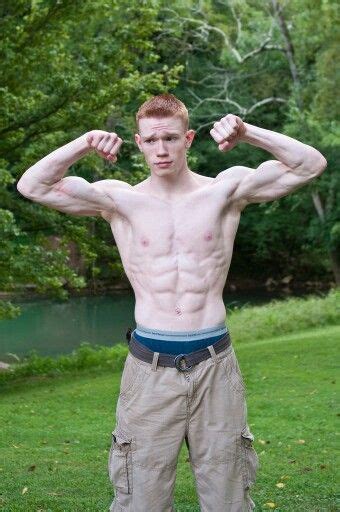 pale muscley and gingery ginger men redhead men aerobics workout