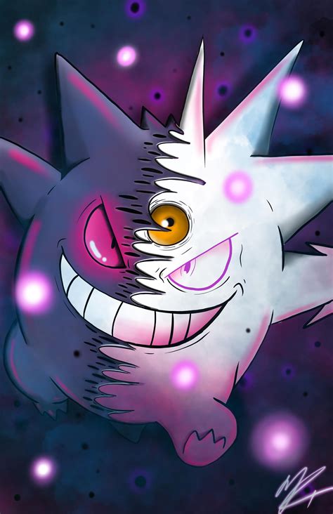 I Recently Practiced Drawing Gengar From Reference I Decided To Try Some Other Fun Things Out