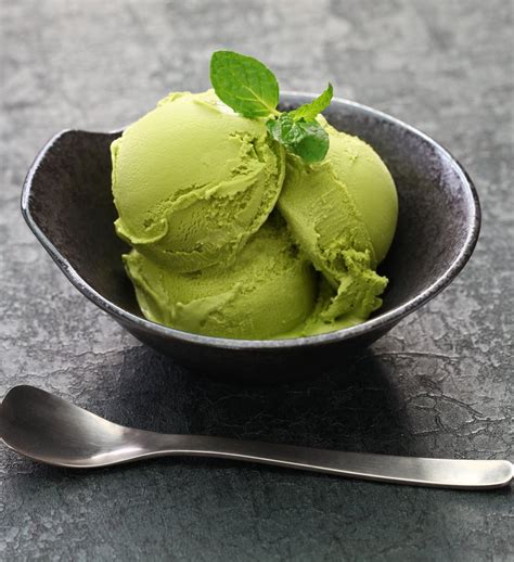 matcha green tea ice cream gourmet mami