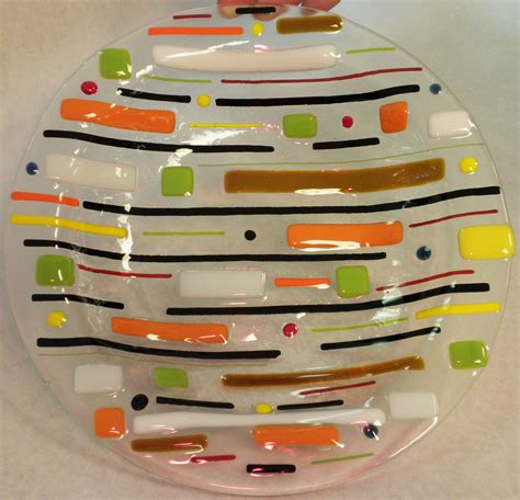 Fused Art Glass Plates Fused Glass Art Glass Plates Fused Glass Bowl