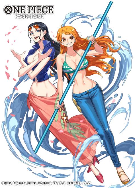 Nami And Nico Robin One Piece Drawn By Sunohara Encount Danbooru