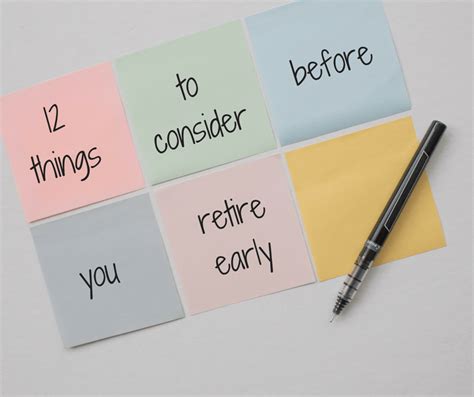 12 Things To Consider Before You Retire Early Blog