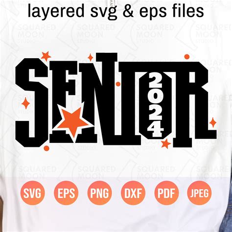Senior 2024 Svg Png Class Of 2024 Svg 2k24 Senior Year Shirt Svg