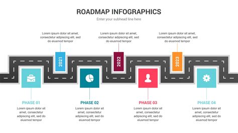Roadmap Infographics Keynote Template Diagrams Presentation Templates