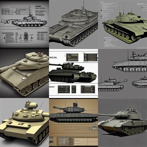 Detailed Schematics For A Main Battle Tank Stable Diffusion OpenArt