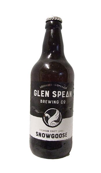 Glen Spean Brewery Snowgoose Lager 500ml 12 Pack Online Whisky Shop