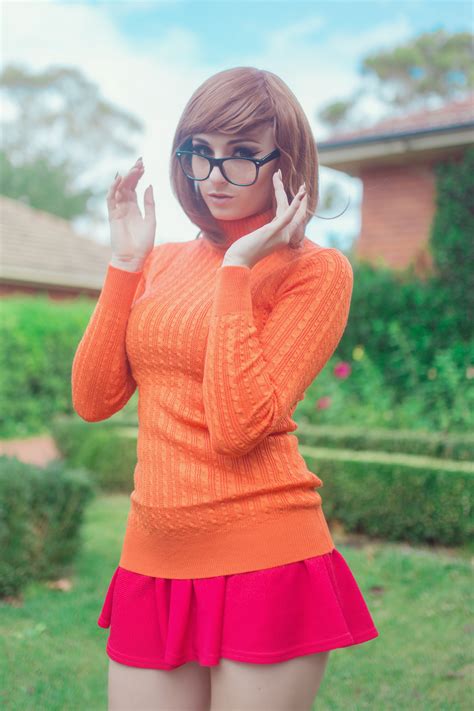 Wallpaper Kayla Erin Model Women Outdoors Cosplay Scooby Doo