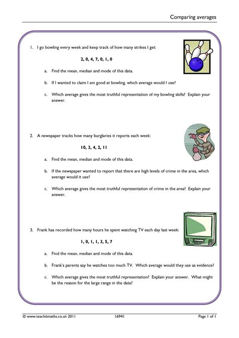 So we say £305 is the mode. Averages and spread - mean, median, mode and range ...